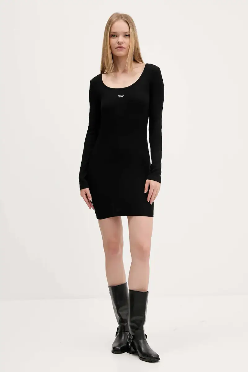 vestito colore nero W5BK12 KA0H1 miniatura 2