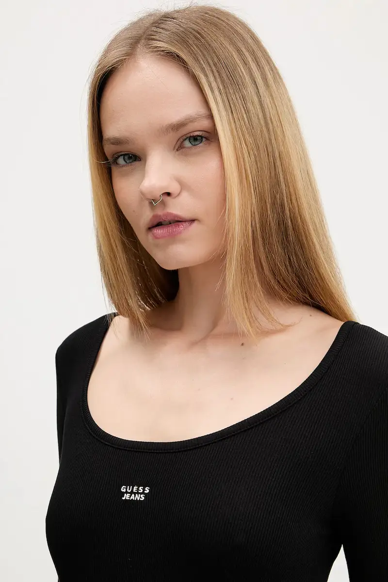 vestito colore nero W5BK12 KA0H1 miniatura 4