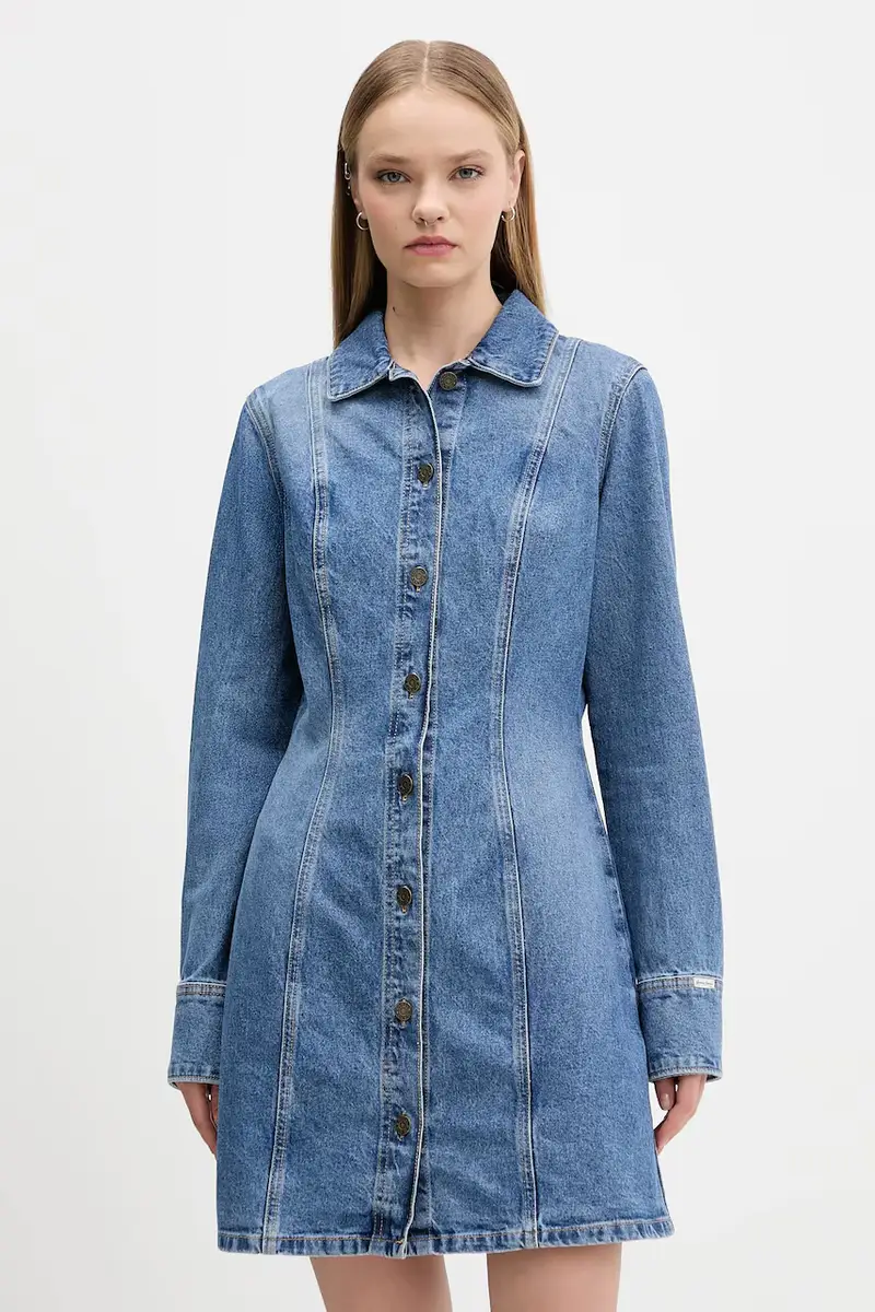 vestito di jeans colore blu W5BK48 D5M48