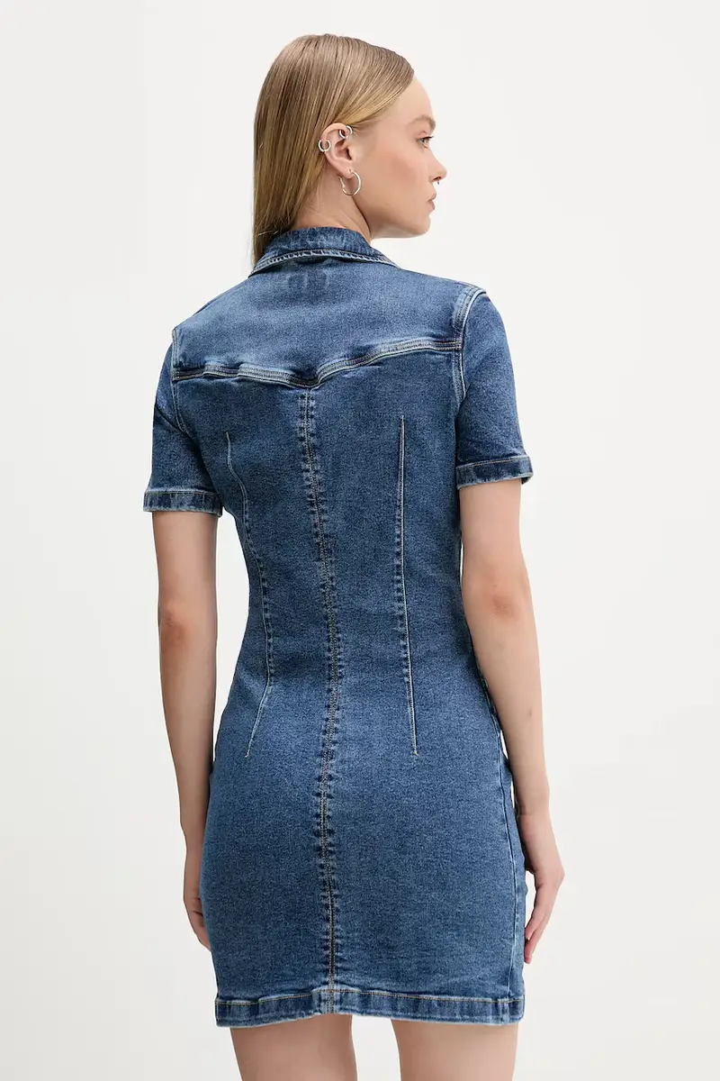 vestito di jeans colore blu W5YK55 D5R11 miniatura 3