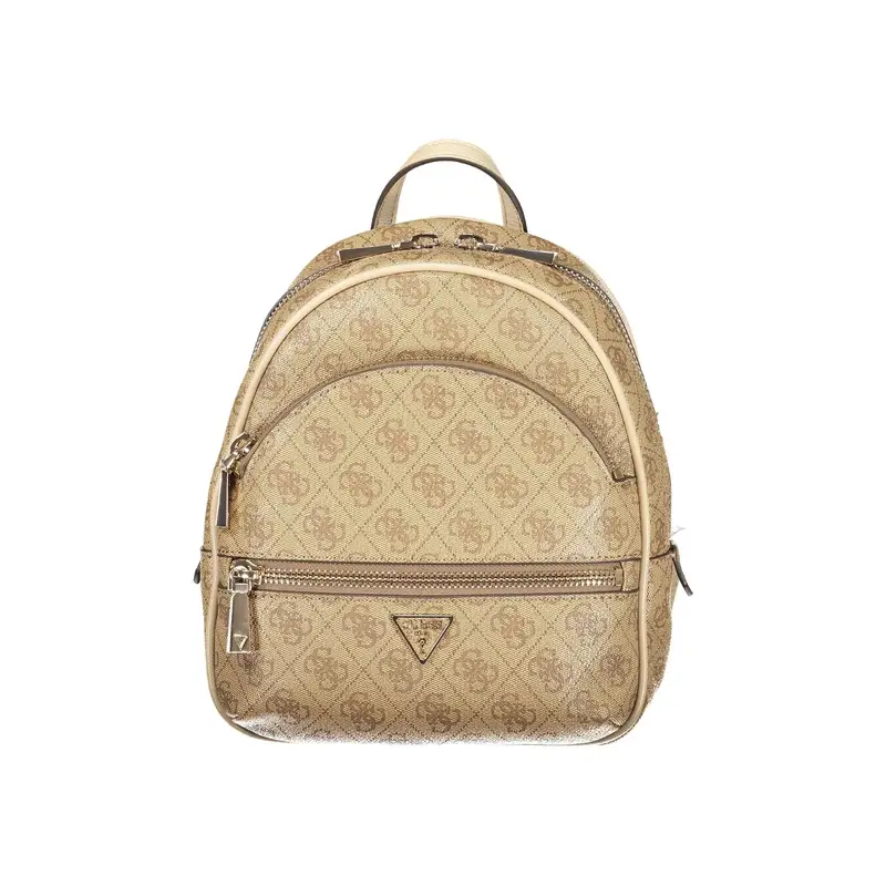 Zaino Donna beige Stampa Logo