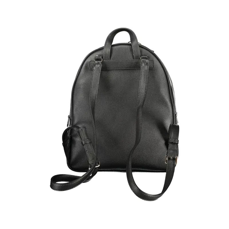 Zaino Donna Nere Chiusura con Zip Nero miniatura 2