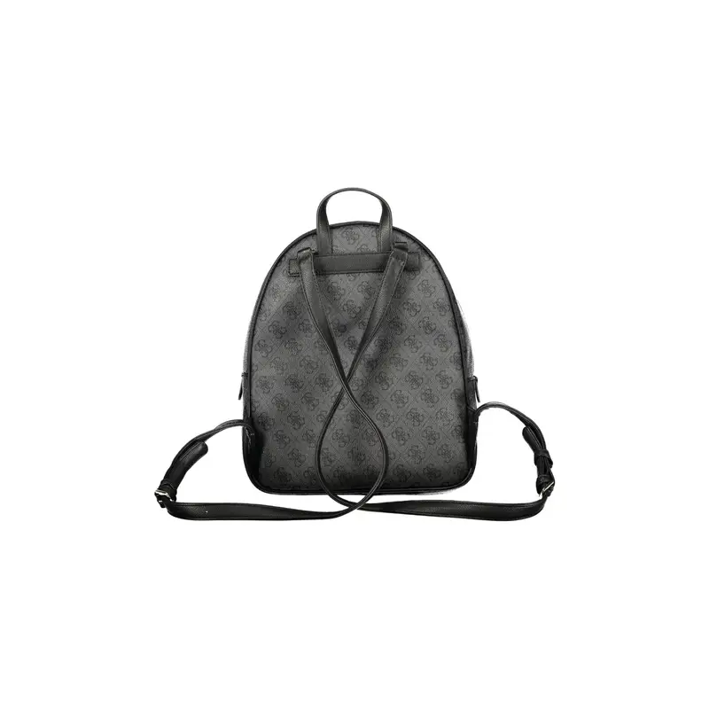 Zaino Donna Nere Chiusura con Zip Nero miniatura 2