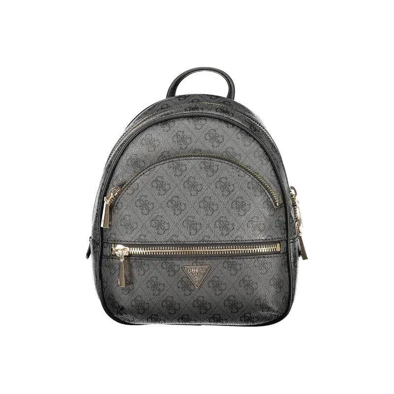 Zaino Donna Nere Stampa Logo Nero