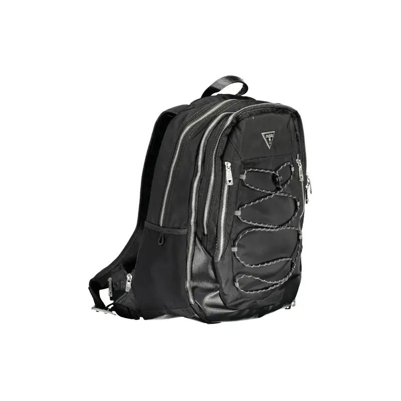 Zaino Uomo Neri Logo Nero miniatura 3