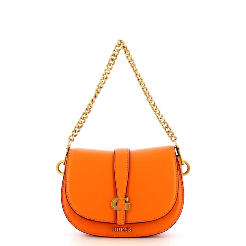 Guess Kuba Mini Crossbody Flap Tng Arancione