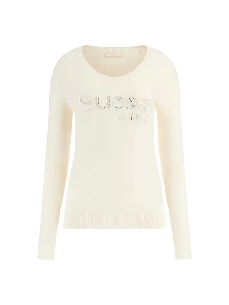 maglia bianca donna logo sul davanti