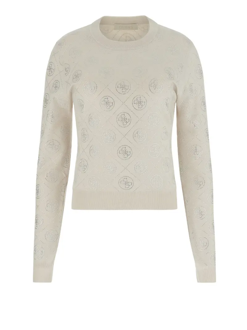 maglia guess da donna - avorio