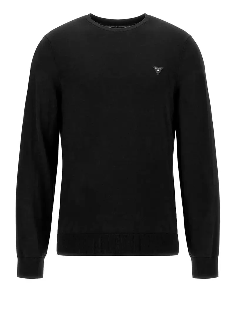 maglia guess dane tech da uomo - nero