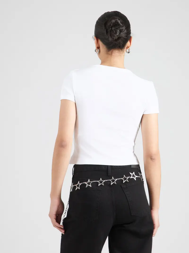 Maglietta argento / bianco miniatura 3