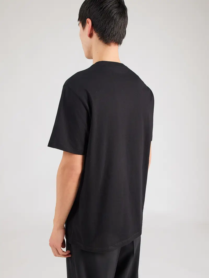 Maglietta beige chiaro / nero / bianco miniatura 3