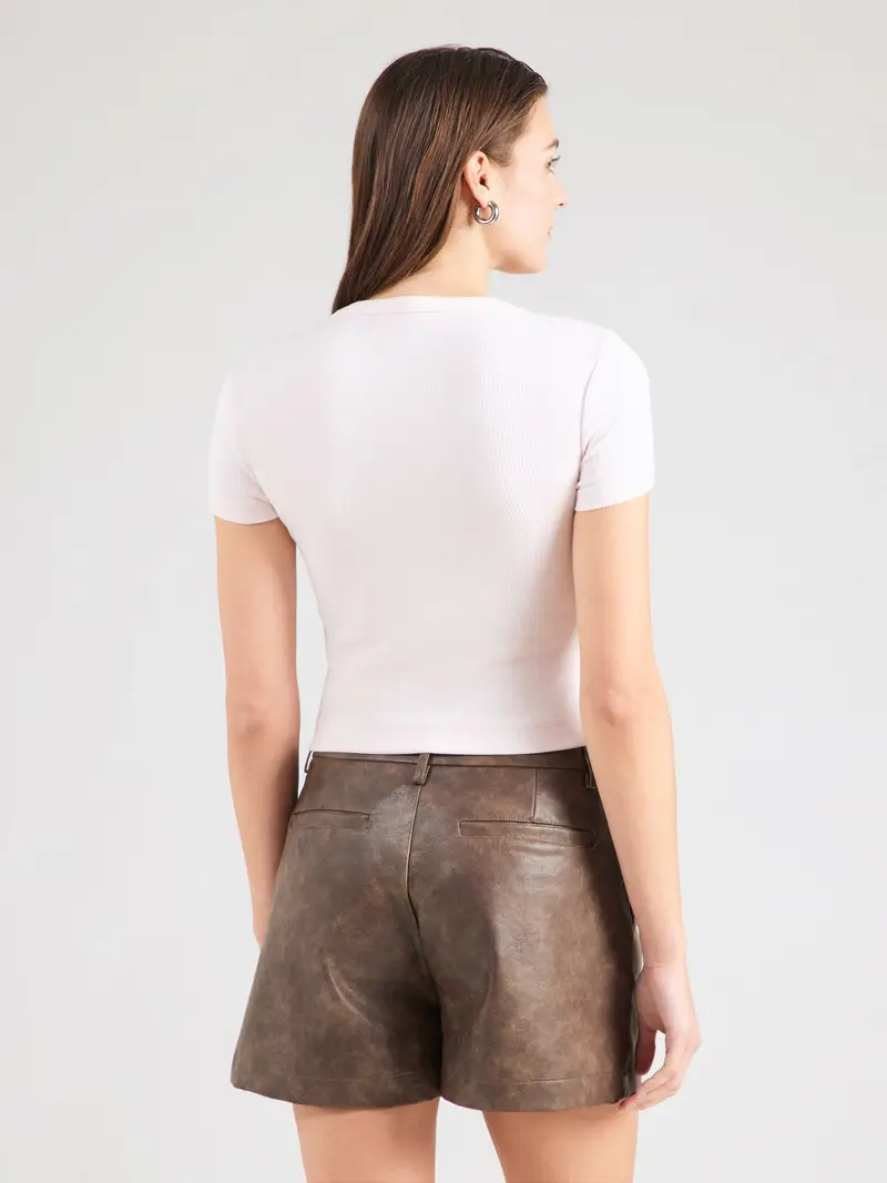 Maglietta beige / rosa pastello miniatura 3