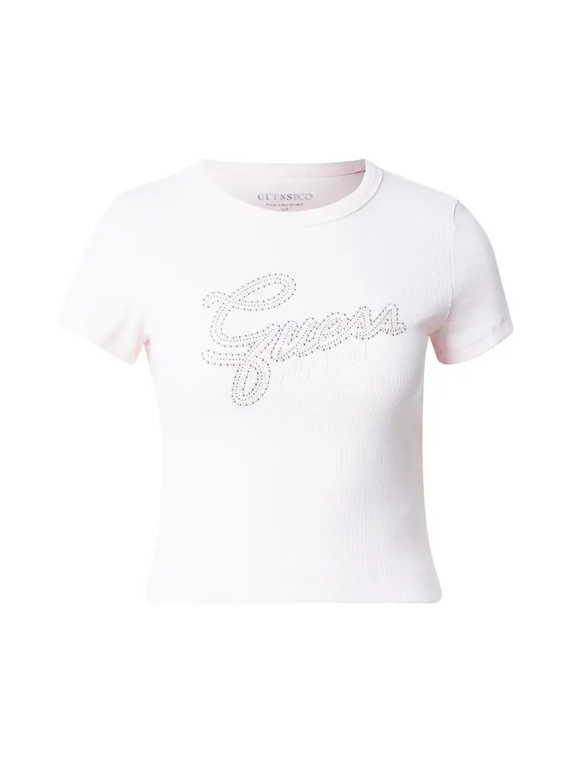 Maglietta beige / rosa pastello