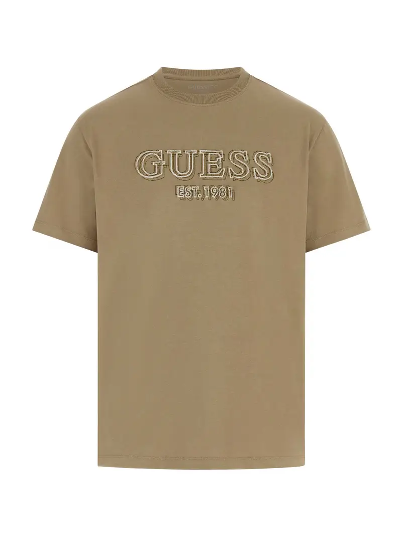 Maglietta beige scuro / bianco