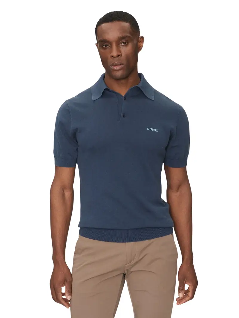 GUESS Maglietta  blu miniatura 2