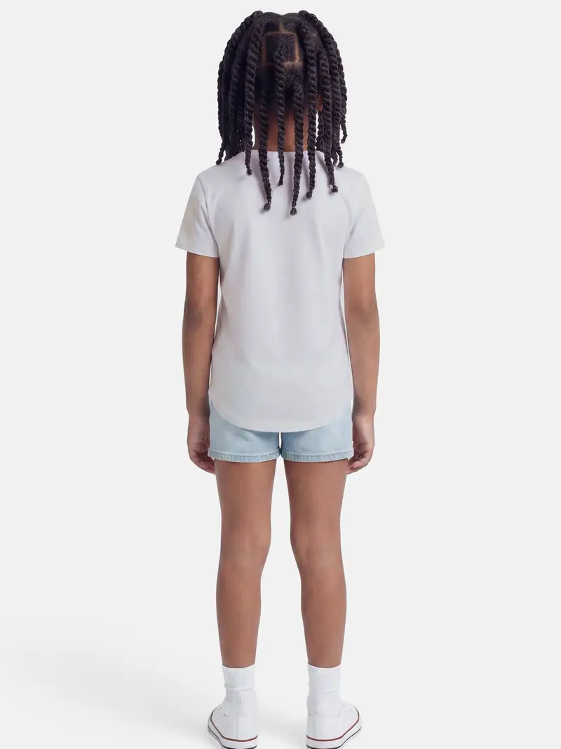 Maglietta blu / bianco / offwhite miniatura 3