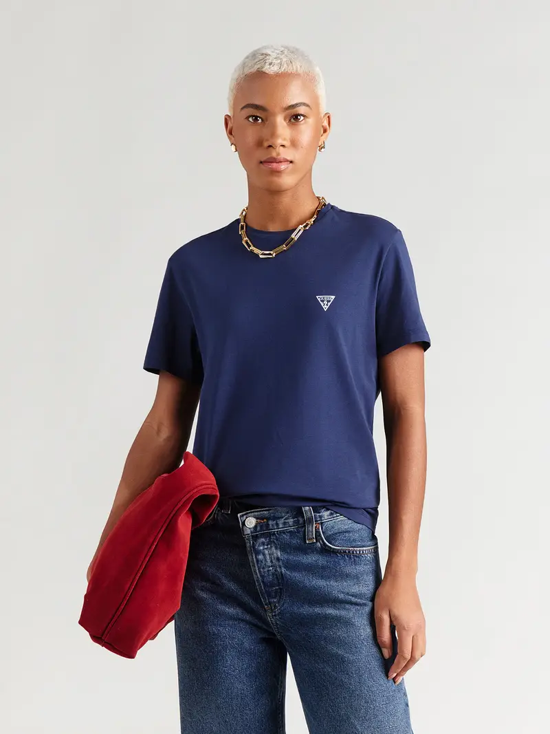 Maglietta CALEB HERO navy / bianco miniatura 2