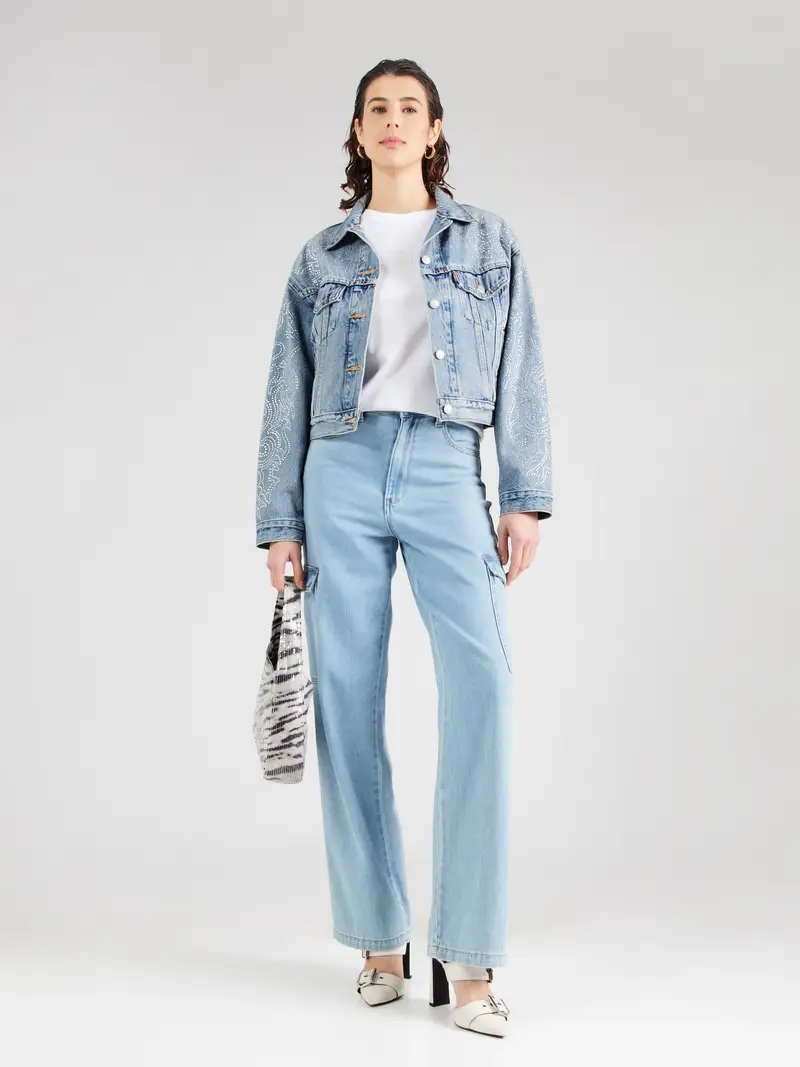 Maglietta 'CLELIA' beige / bianco miniatura 2