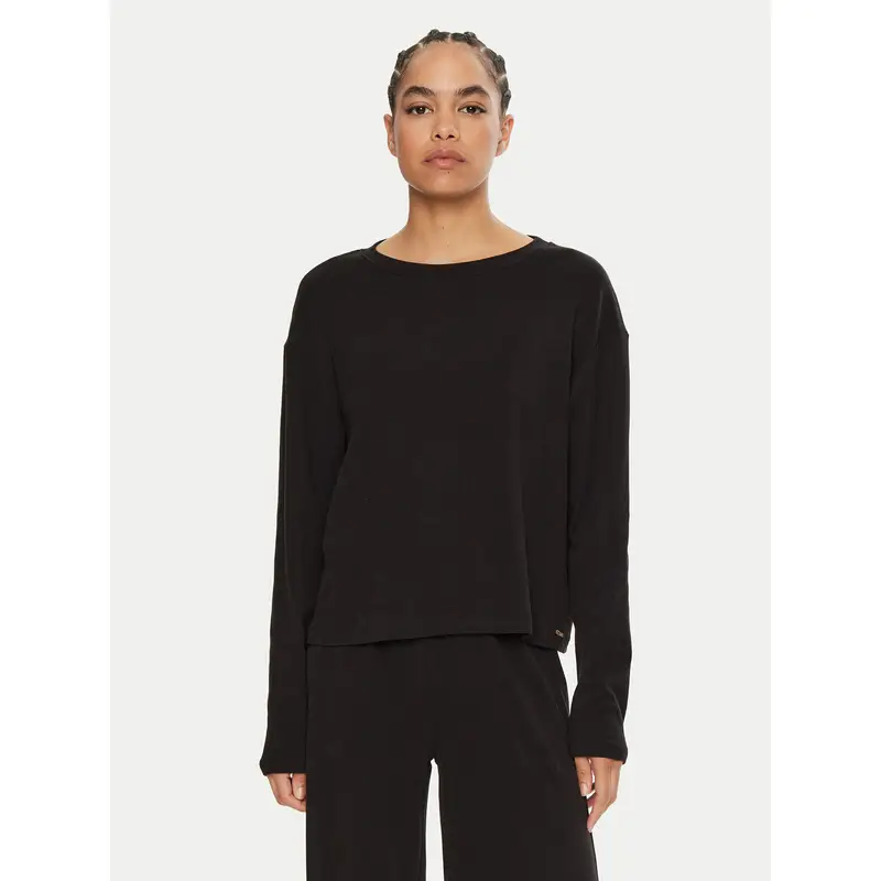 Maglietta del pigiama Elsa O4BP01 KCHZ2 Nero Relaxed Fit