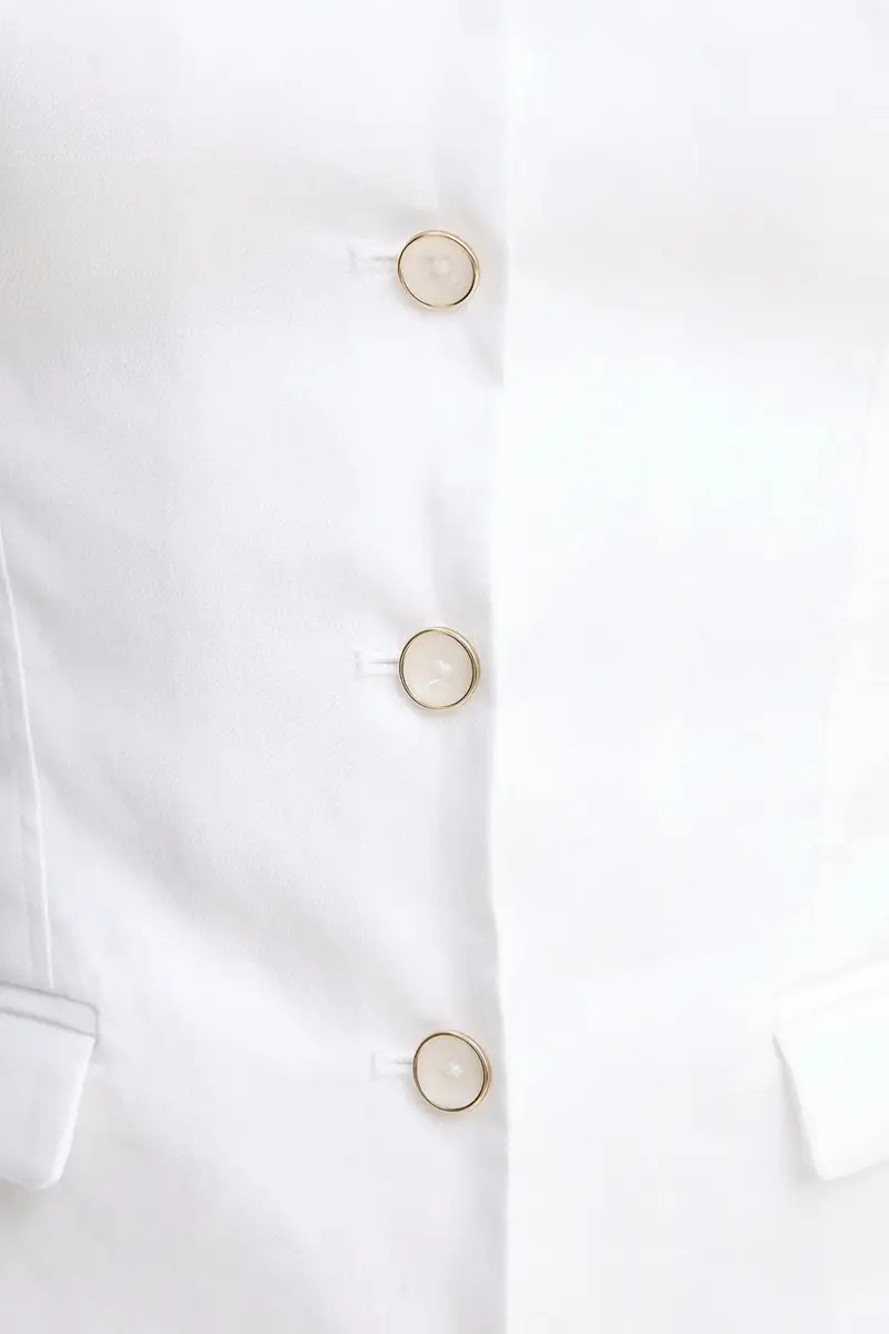 maglietta di lino ISABEAU donna colore bianco W5GH0L WH5L2 miniatura 5