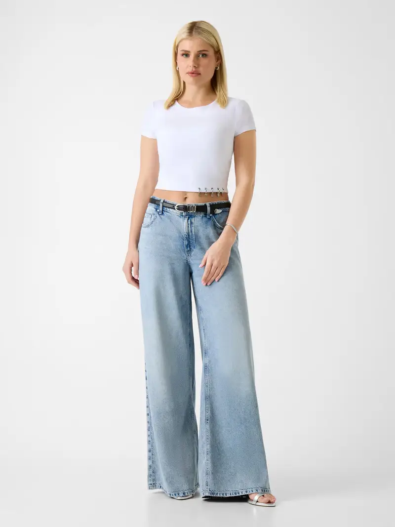 Maglietta ELISABETTE argento / bianco miniatura 2