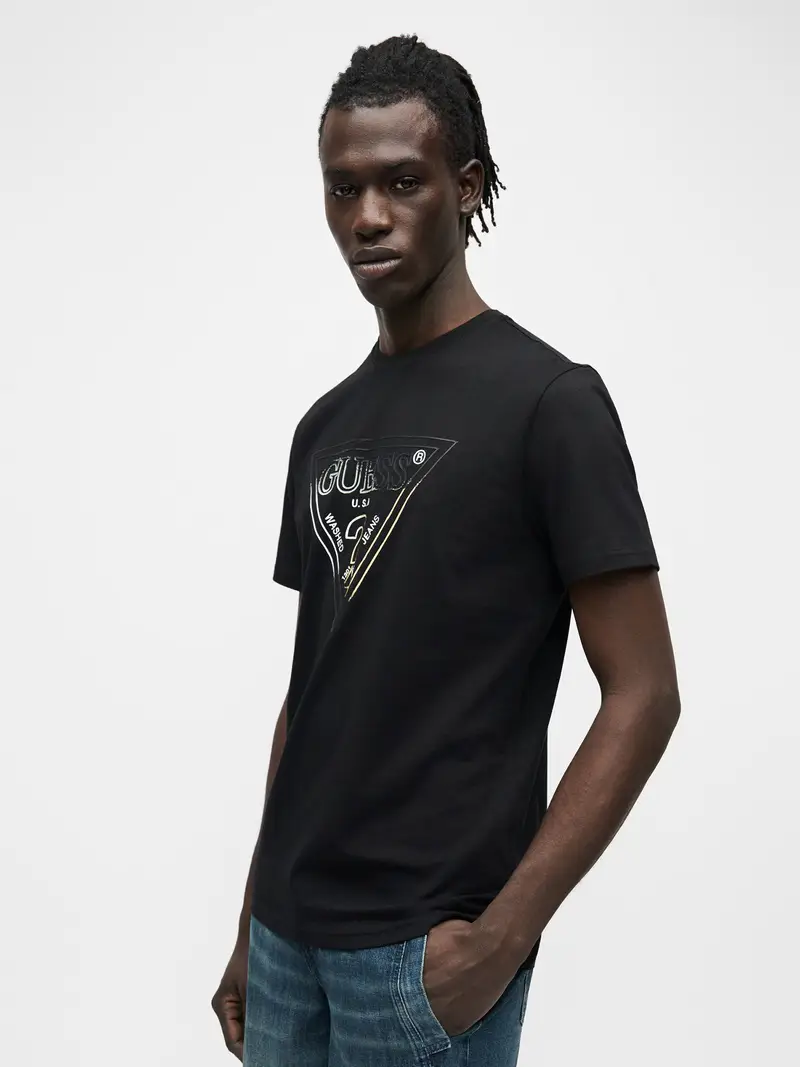 Maglietta giallo chiaro / antracite / nero / bianco miniatura 3