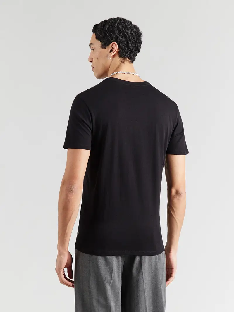 Maglietta grigio argento / nero miniatura 3