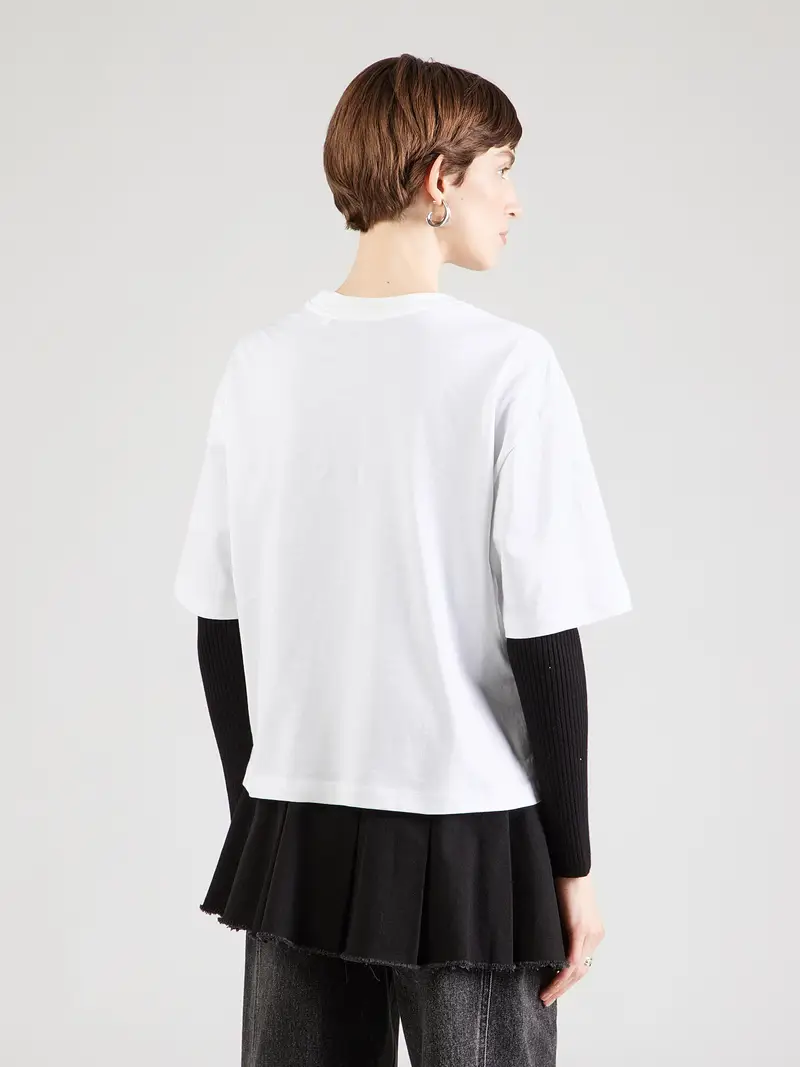 Maglietta grigio chiaro / bianco miniatura 3