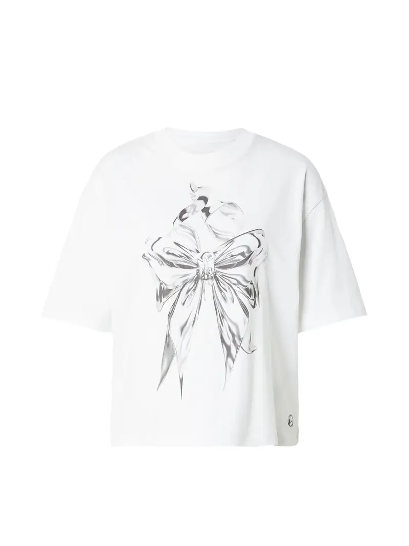 Maglietta grigio chiaro / bianco