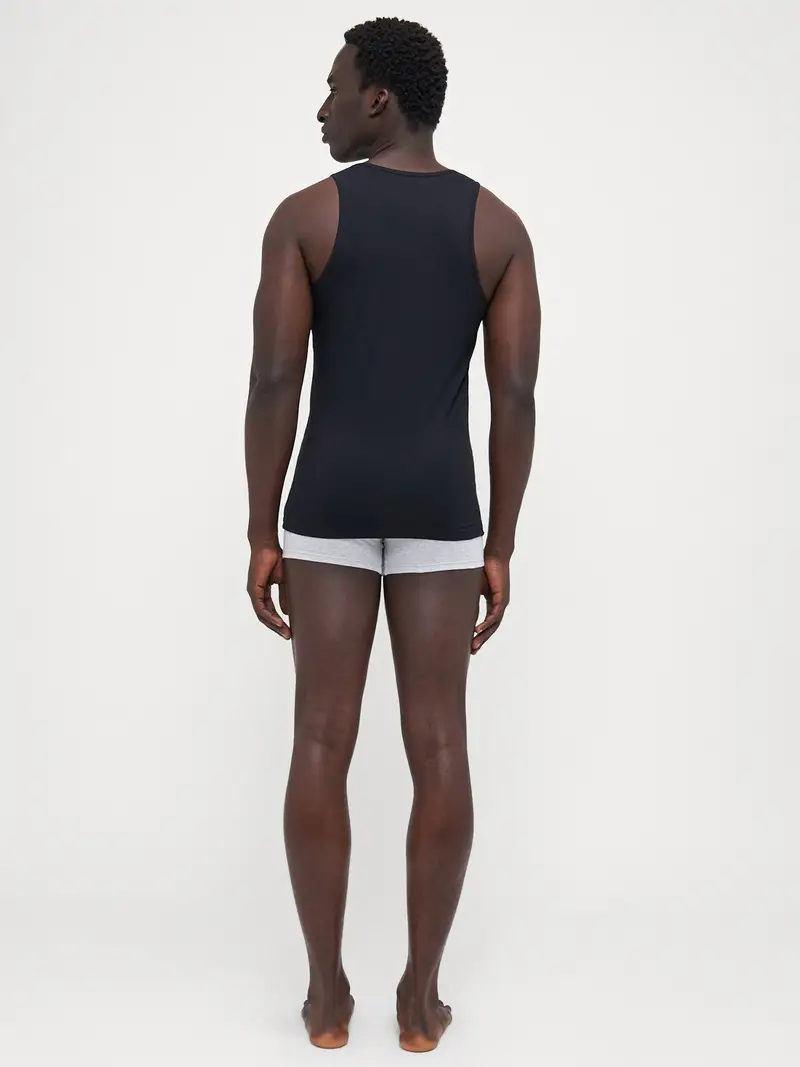 Maglietta intima Caleb Hero nero miniatura 3