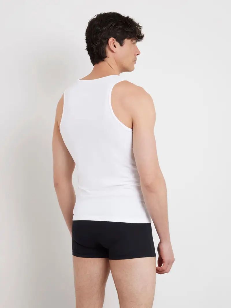 Maglietta intima CALEB HERO nero / bianco miniatura 3