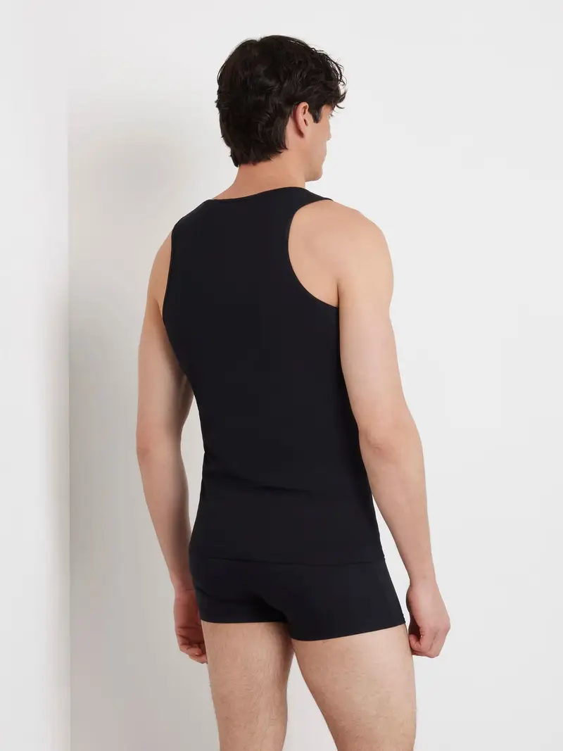 Maglietta intima CALEB HERO nero / bianco miniatura 3