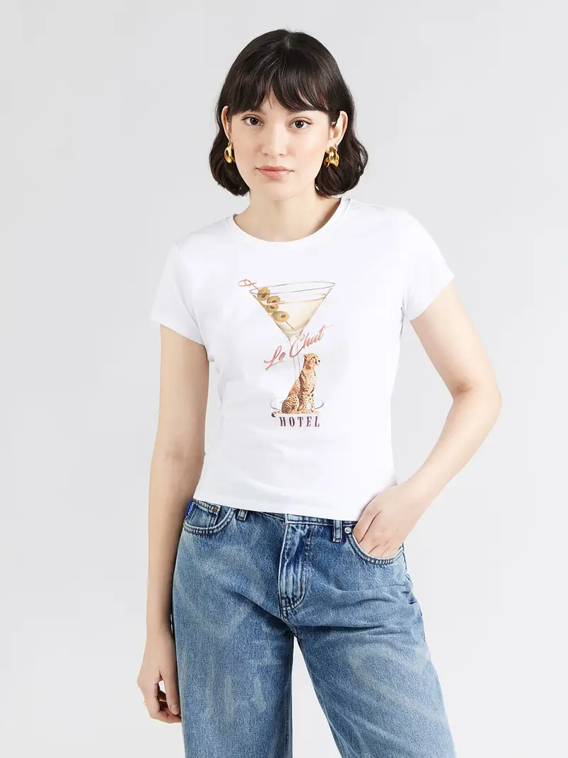 Maglietta LEOPARDTINI marrone / oliva / nero / bianco miniatura 2