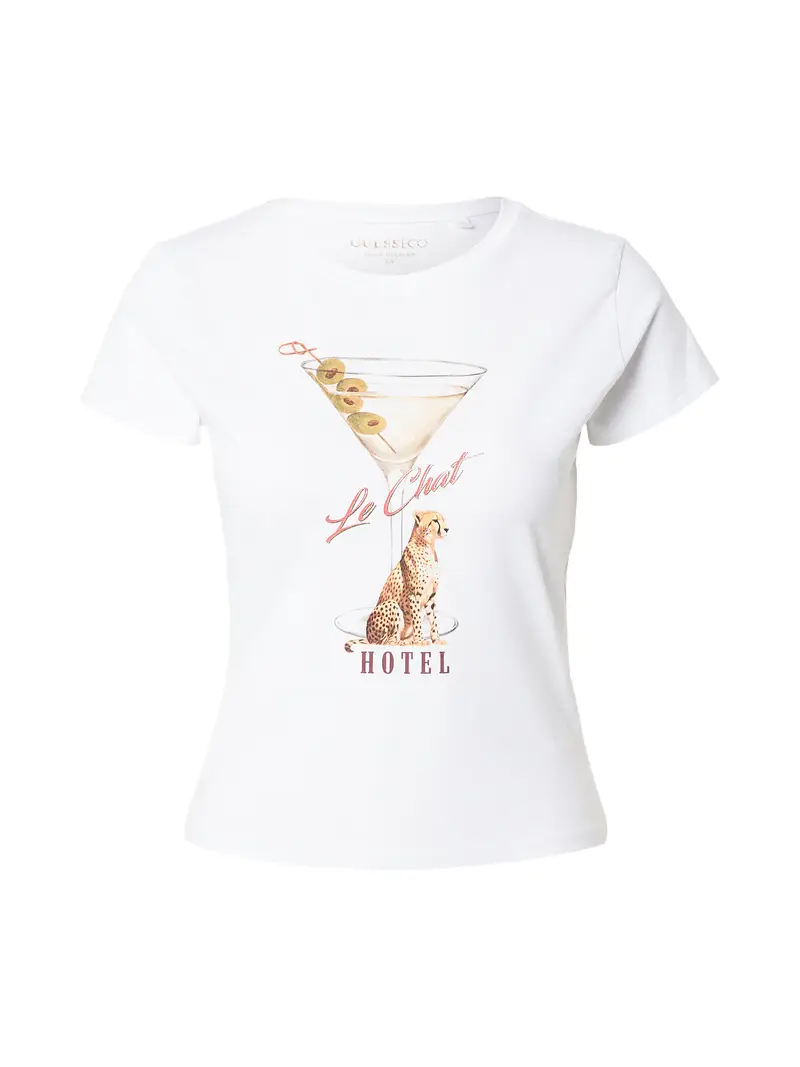 Maglietta LEOPARDTINI marrone / oliva / nero / bianco