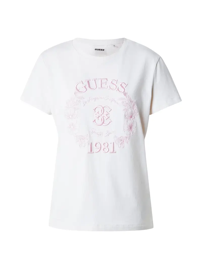 Maglietta 'MADDALENA' crema / rosa