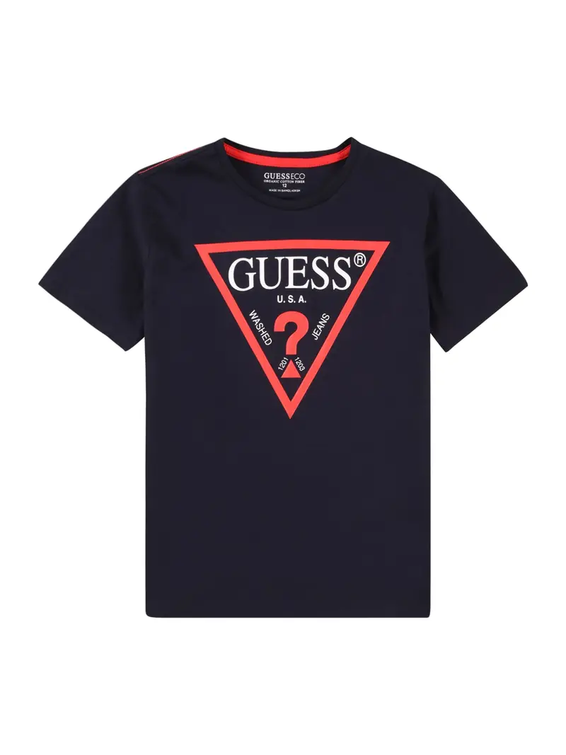 GUESS Maglietta  marino / rosso / bianco