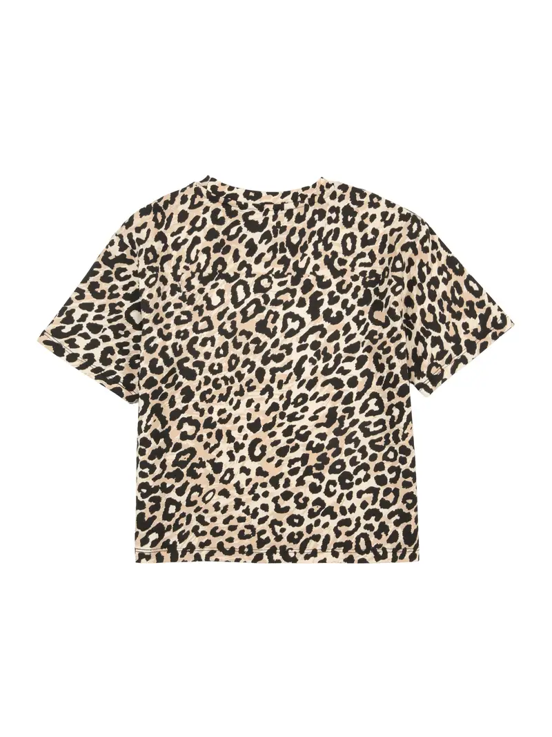 Maglietta marrone chiaro / eosina / nero / bianco miniatura 2