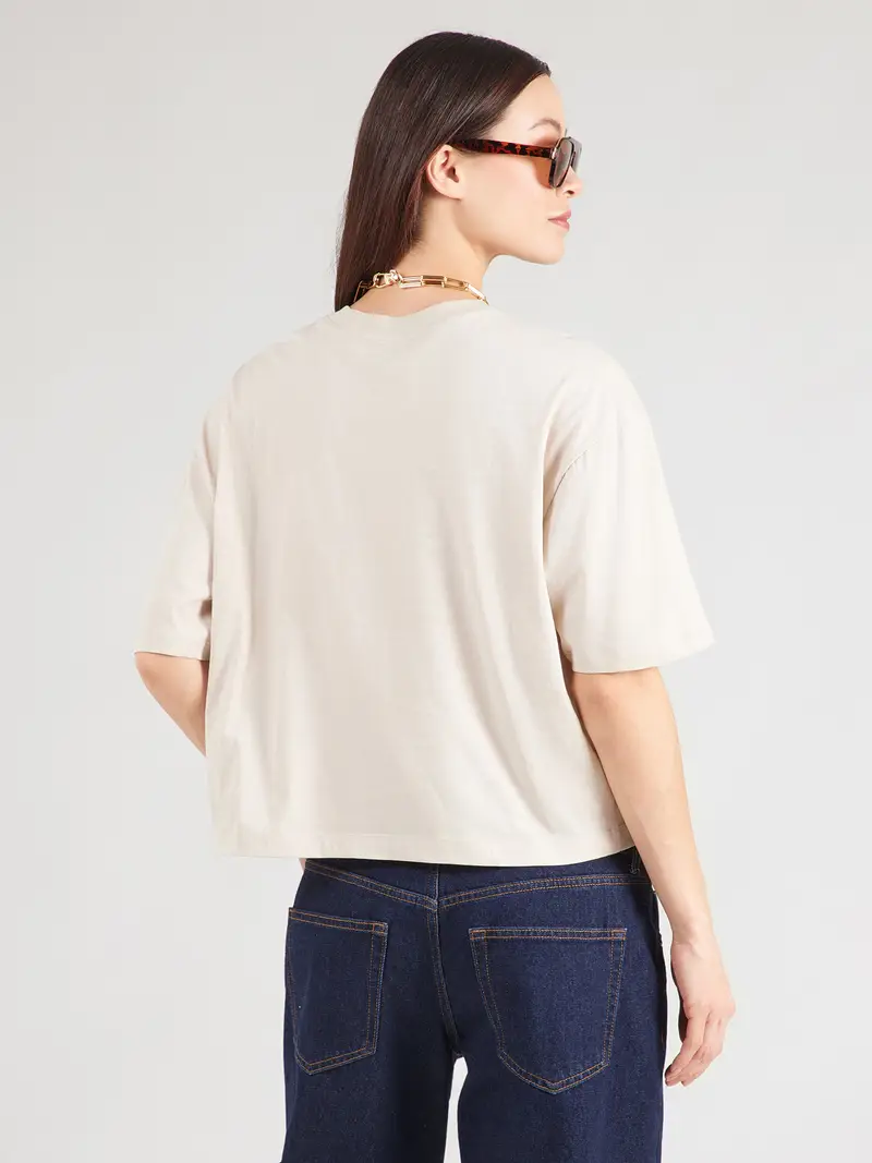 Maglietta marrone chiaro / giallo chiaro / grigio chiaro miniatura 3