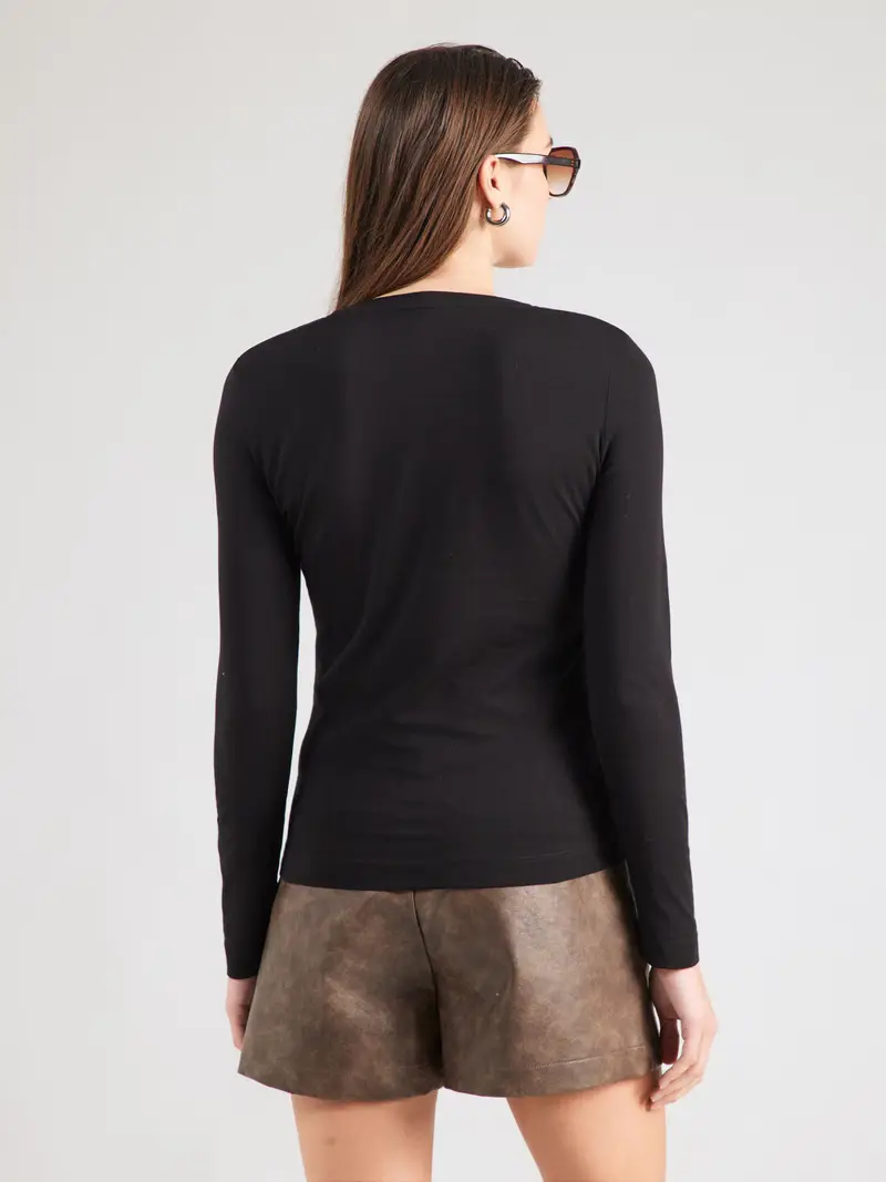 Maglietta marrone / marrone chiaro / nero / bianco miniatura 2