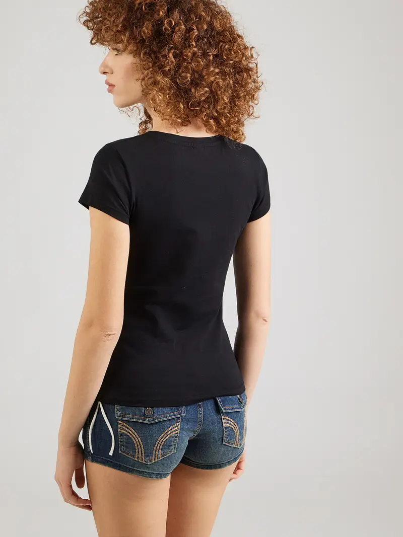 Maglietta merlot / nero / argento miniatura 3