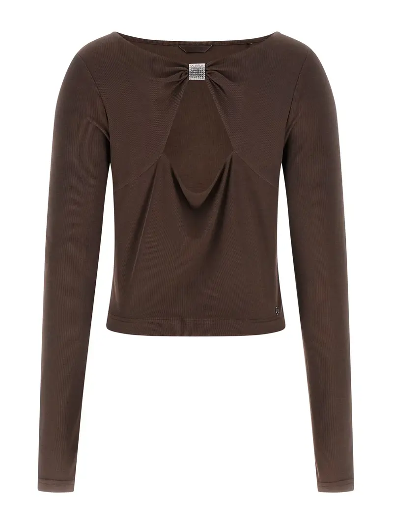 Maglietta 'MILENA' marrone scuro
