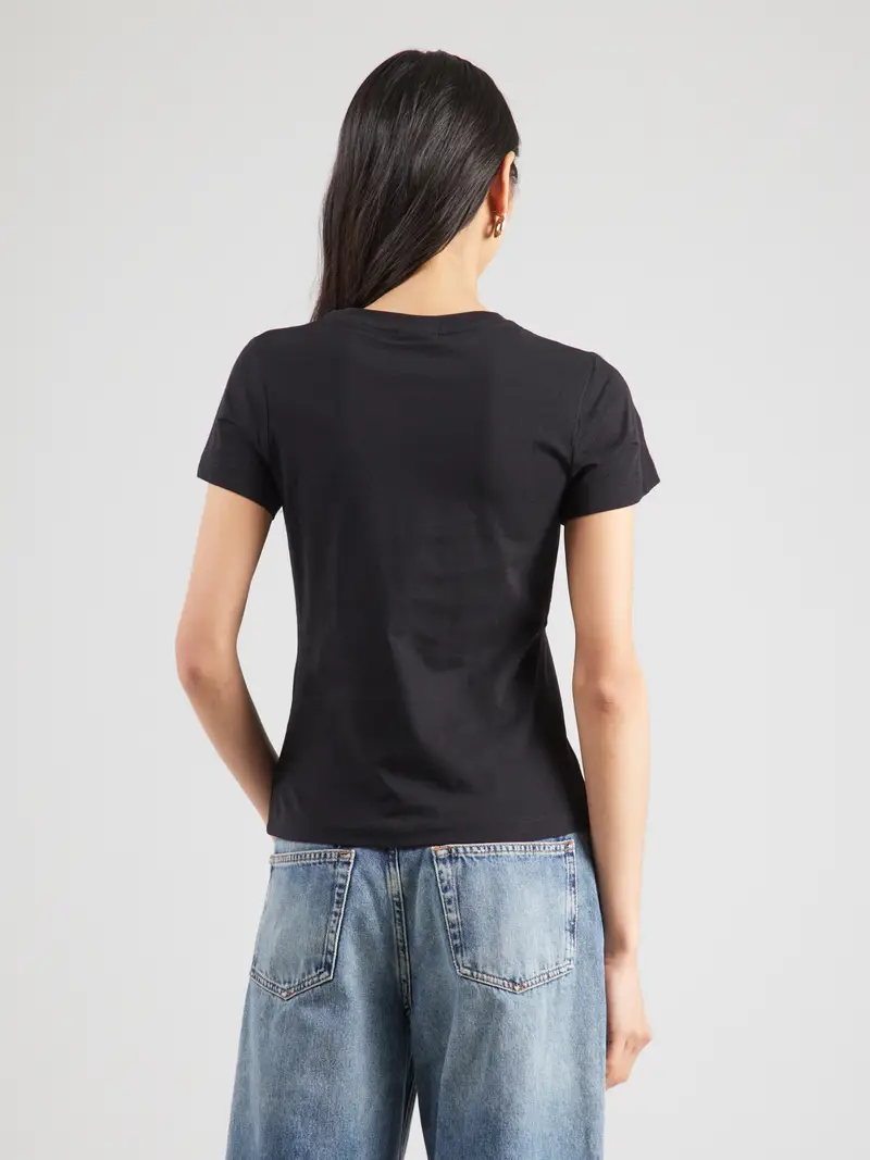 GUESS Maglietta 'NARCISO' grigio chiaro / nero miniatura 2