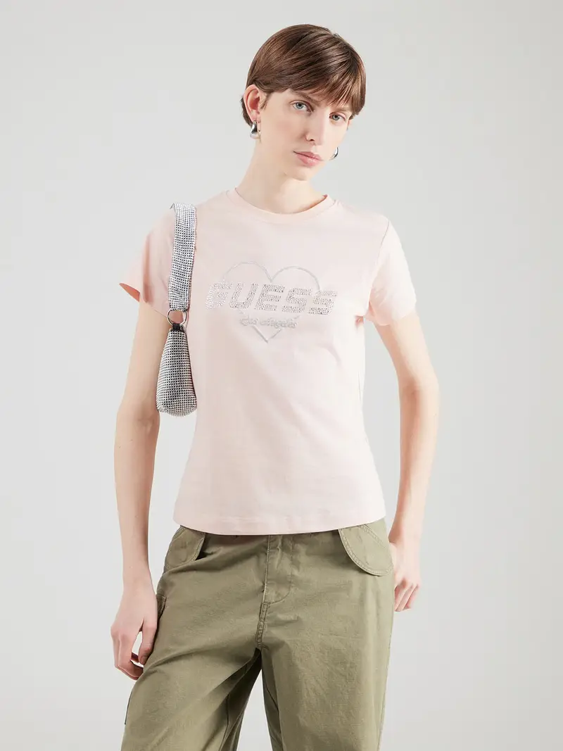 Maglietta NARCISO rosa pastello / argento miniatura 2