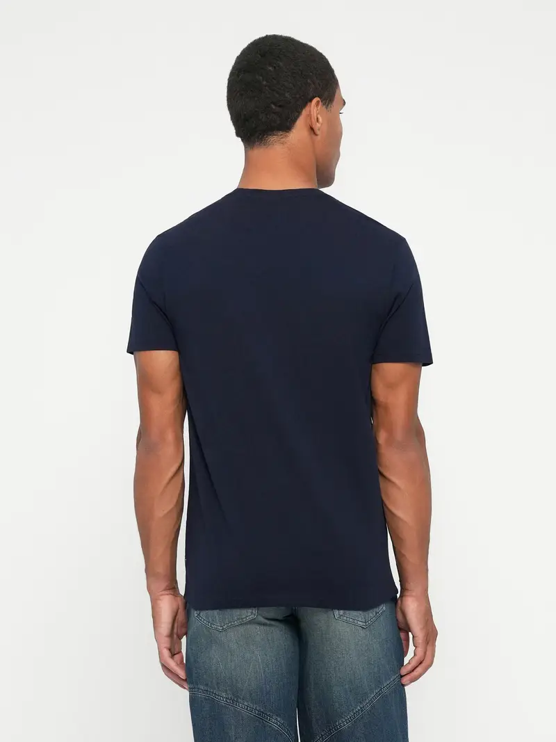 Maglietta navy / bianco miniatura 3