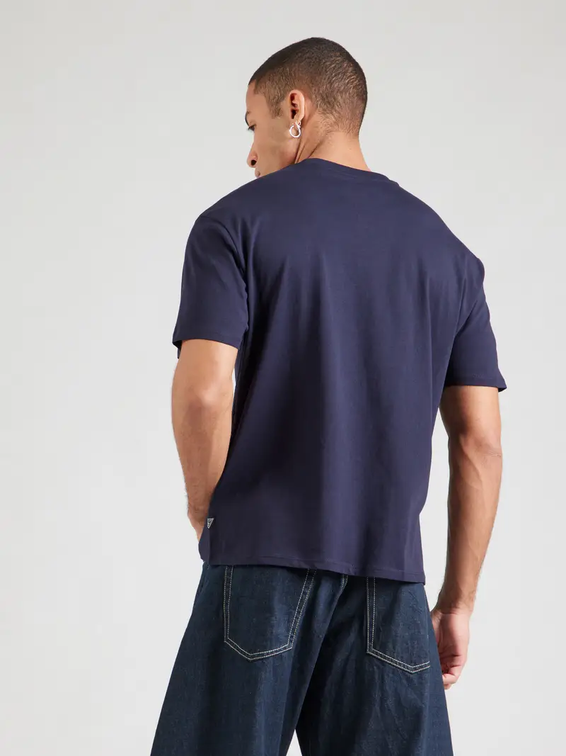 Maglietta navy / bianco naturale miniatura 2