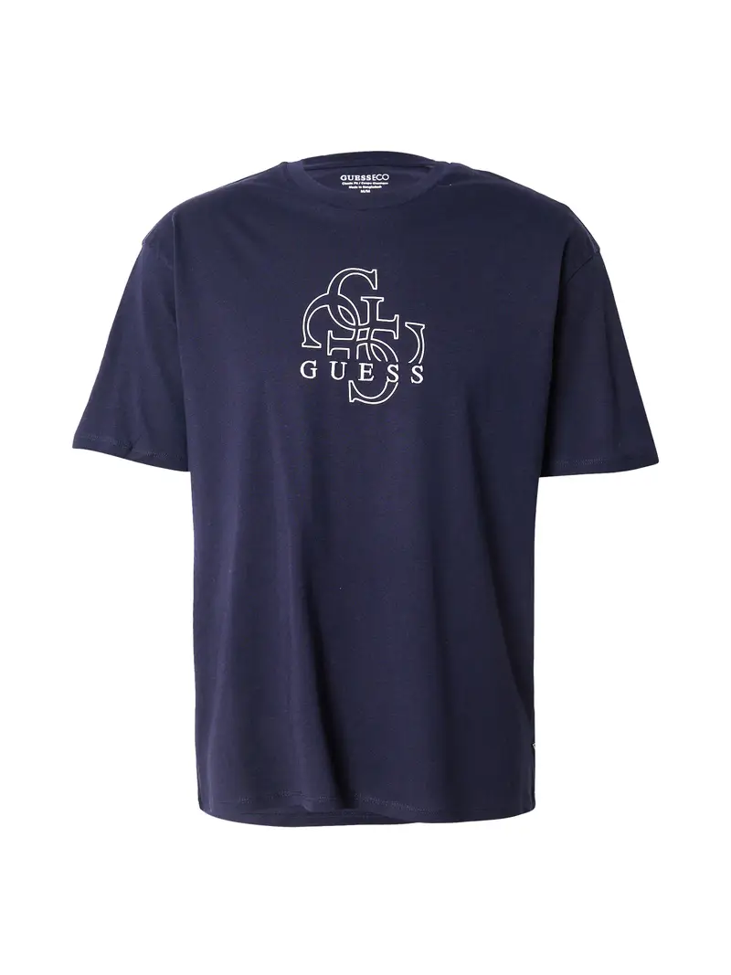 Maglietta navy / bianco naturale