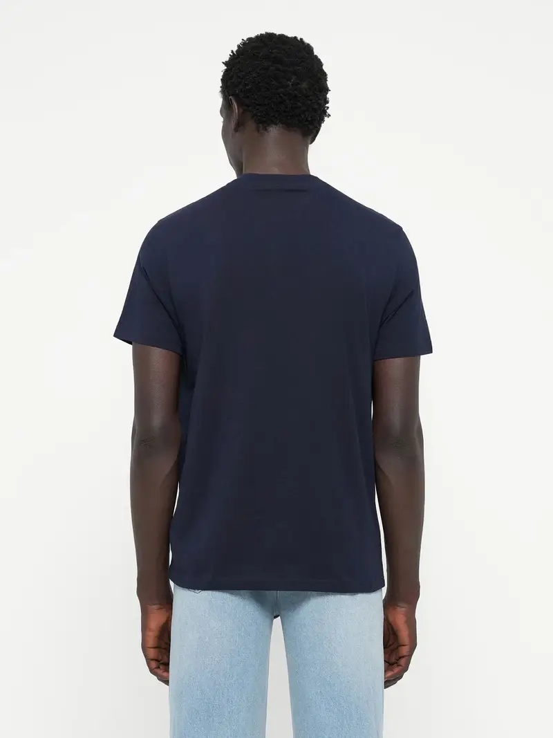 Maglietta navy / blu reale / bianco miniatura 3