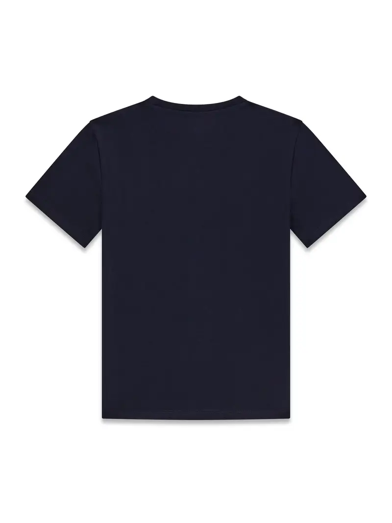 Maglietta navy / marrone / bianco miniatura 2