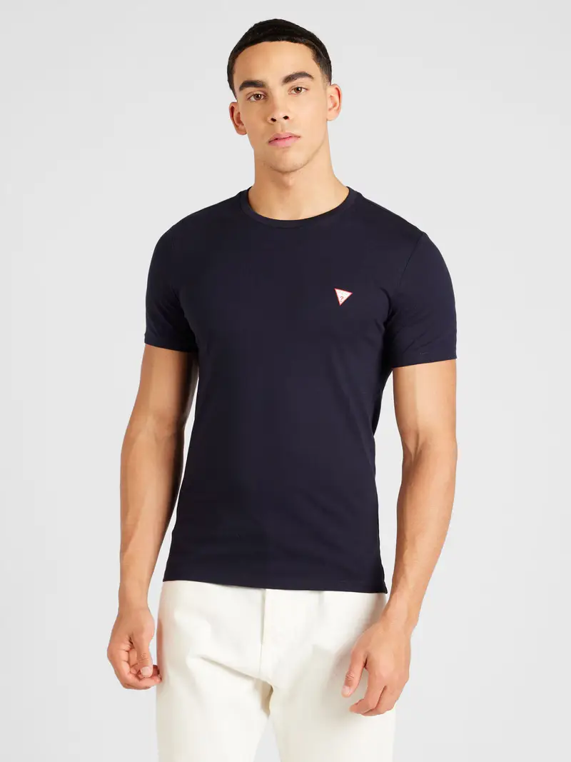 Maglietta navy / rosso / nero / bianco miniatura 2