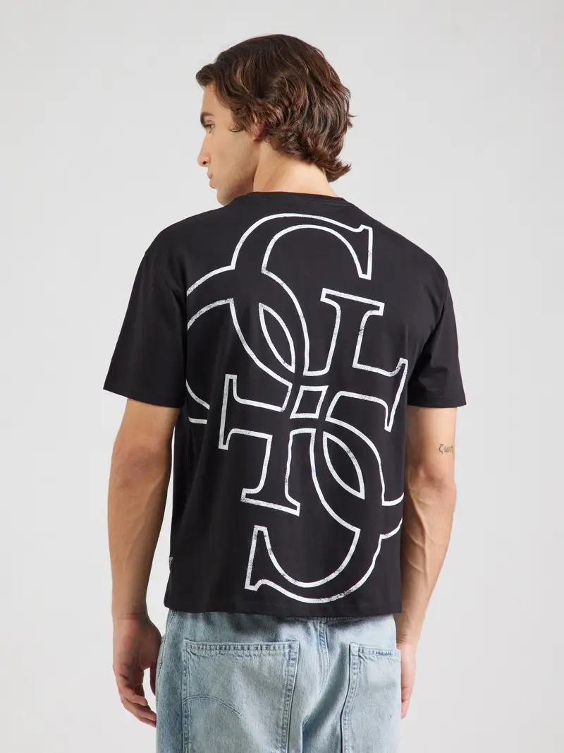 Maglietta nero / bianco miniatura 3